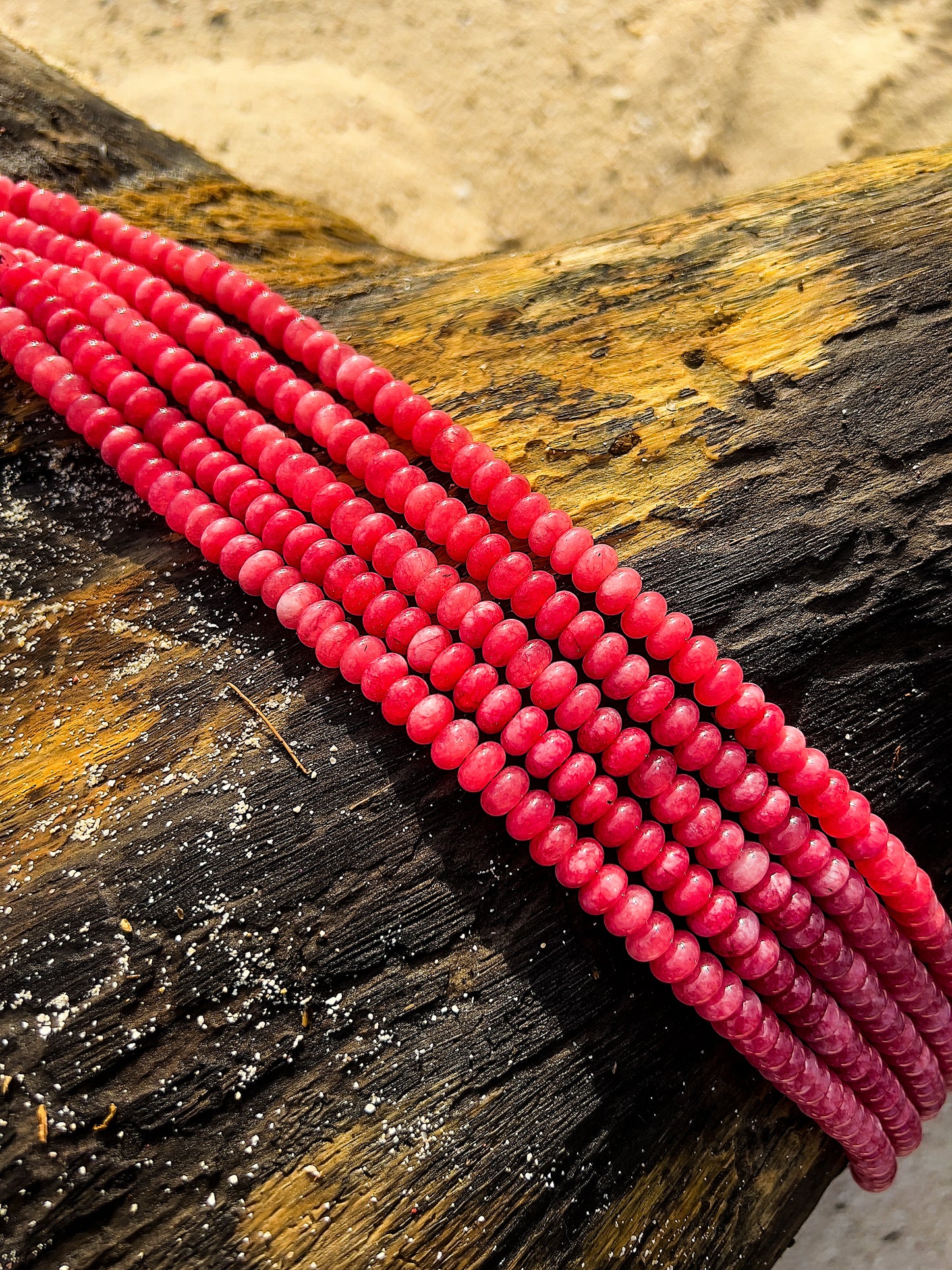 🩷Pink Rondelle Beads🩷