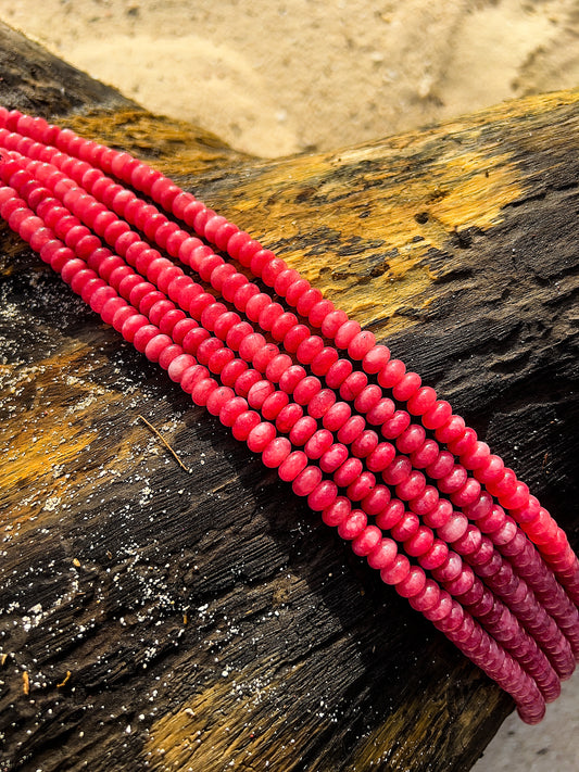 🩷Pink Rondelle Beads🩷